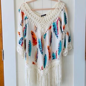 Boho Fringe Top or Dress